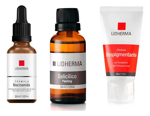 X3 Peel Salicilico P/ Grasa Manchas Poros Dilatados Lidherma