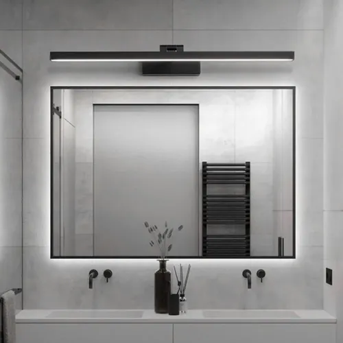 De Espejo Led Baño 9w / Los 40cm 9w Blanca Negra . !