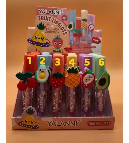 Kit De Brillo/bálsamo/lápiz Labial 3/6 Para El Día Del Niño