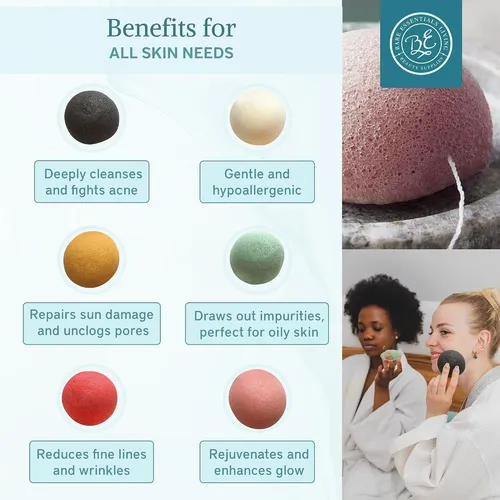 Bare Essentials Living Konjac Sponges Set 10
