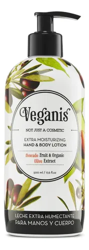 Leche Extra Humectante Veganis Palta Y Oliva X 500ml Fragancia Palta Y Oliva