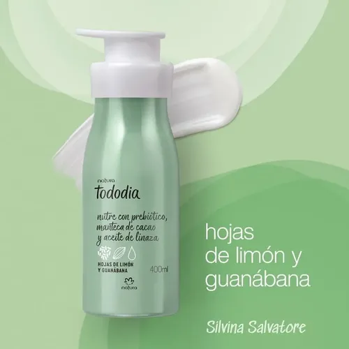 Natura Tododia Hojas De Limón Y Guanábana Crema Corporal 400