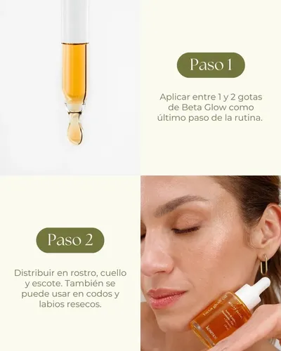 Aceite Antioxidante Kosmos Beta Glow de Palta, Jojoba y Macadamia para Masajes 30 mL