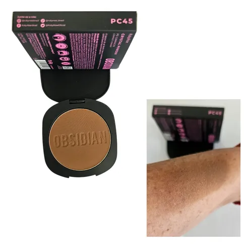 Polvo Compacto Rostro Obsidian Ruby Rose Efecto Filtro