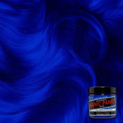 Tinte Para Cabello Blue Rockabilly Para Manic Panic, 4 Onzas