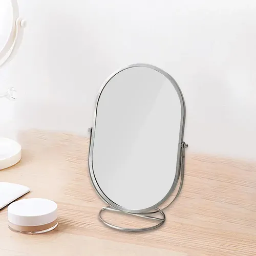 Table Mirror With Stand, Makeup Mirror! -///