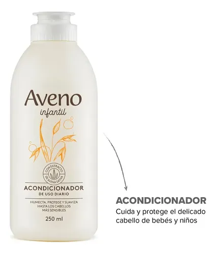 Acondicionador Aveno Infantil Hidratante para Piel Sensible de 250 mL