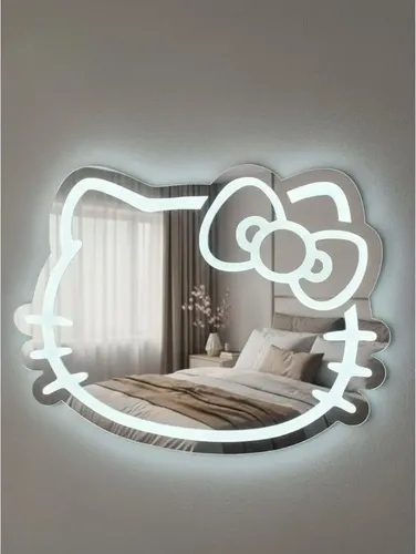 Espejo Trikceri Kitty Led Touch Luz Fría 60×40 Cm