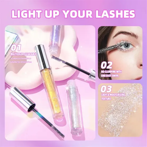 Máscara De Fiesta Con Purpurina Para Maquillaje De Larga Dur 3
