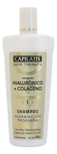 Capilatis Shampoo Con Acido Hialuronico + Colágeno 350ml