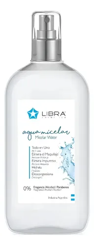Libra Agua Micelar Desmaquillante Limpieza Facial