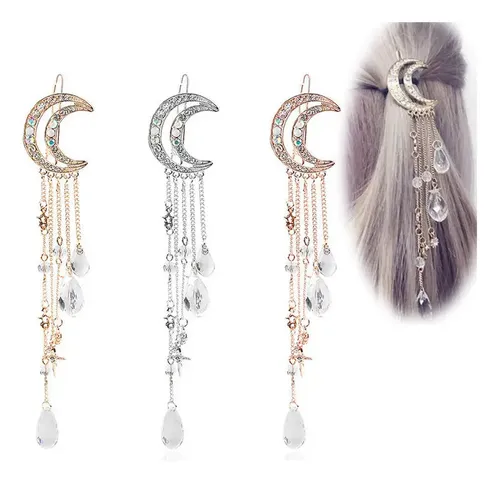 Jj Diadema For El Pelo For Mujer, 3 Cadenas De Diamantes De