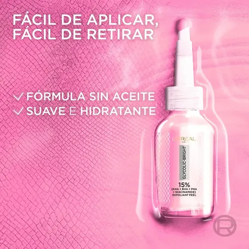 Peeling Exfoliante L’oréal Paris Glycolic Bright Anti-manchas 25 Ml