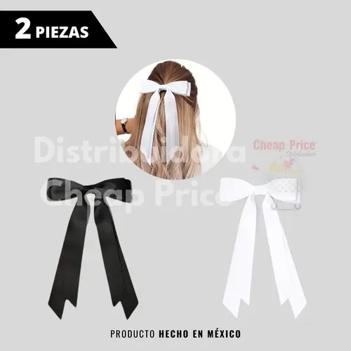 Aros De Satén Con Lazo Grande Para Cabello, Estilo Elegante