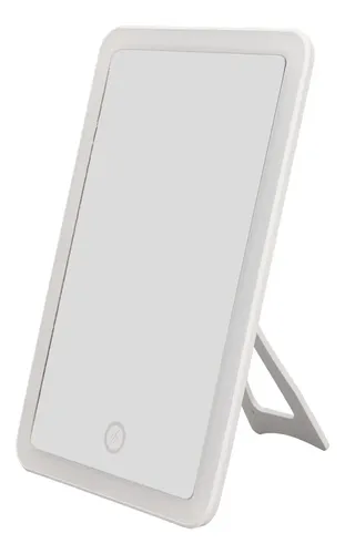 Espejo Rectangular Led Táctil Frío Usb 20 Cm Maquillaje