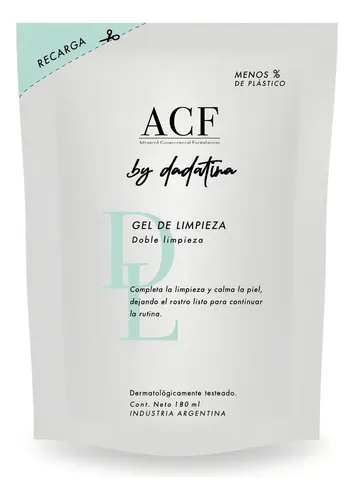 Gel De Limpieza Facial Recarga Acf By Dadatina