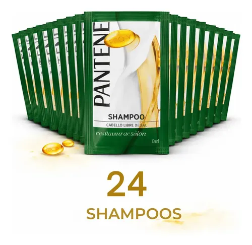 Pantene Shampoo Sachet 10ml – Restauracion Pack X 24- Hotel