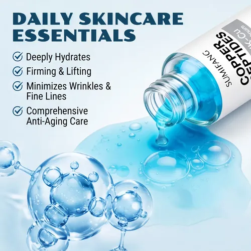 Ghk-cu Sérum Anti-líneas, Hidratante Y Firme Para Anti-edad