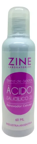 Acido Salicilico 2% Renovador Celular 60ml Zine Momento De Aplicación Día/noche Tipo De Piel Todo Tipo De Piel