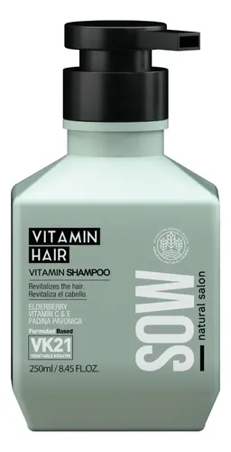 Vitamin Hair Shampoo Nutritivo Revitalizante 250ml – Sow