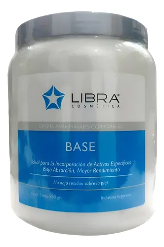 Libra Crema Base Para Masajes Corporales