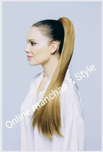 * Extensión Pelo Broche Cola Ponytail Lacio 62cm /#27