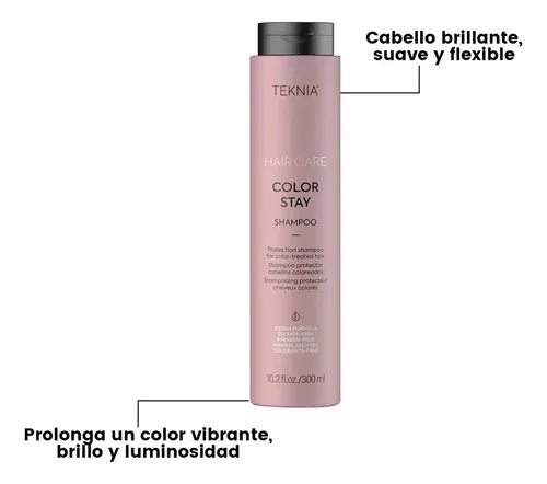 Shampoo Lakme Teknia Color Stay Para Cabellos Teñidos 300ml