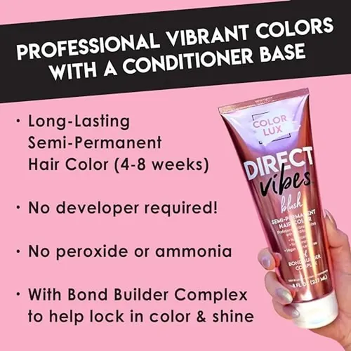 Color Lux Direct Vibes, Tinte Semipermanente Para Cabello Y