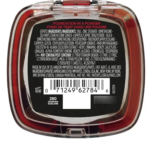 Base Polvo Infallible 24h Golden Sun Loréal