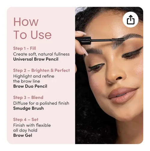 Billion Dollar-kit De Lápices Para Cejas/difumina-embellece