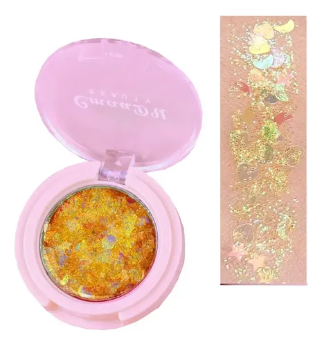 Gel Con Glitter Cola Sirena Fluorescentes Ojos Labios Cabell Color 06 – Cobre