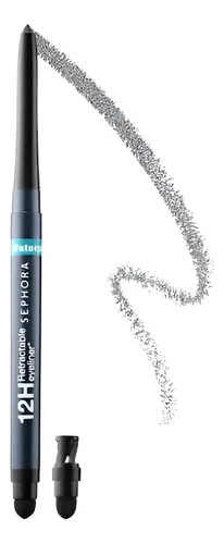 Lápiz De Eyeliner Retráctil Impermeable Sephora 12hr Gris