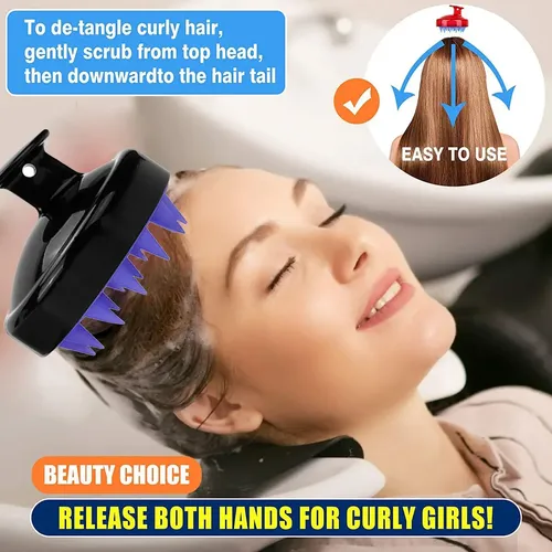 Paquete De 2 Cepillos Masajeadores For Cabello Y Cuero Cabe