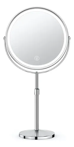 Espejo De Maquillaje Iluminado, Recargable, Regulable En Alt