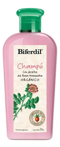 Biferdil Champú Con Aceite De Rosa Mosqueta Orgánico 255ml