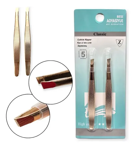 Pincita Depilar Pinza X12 Mayorista Cejas Profesional Acero