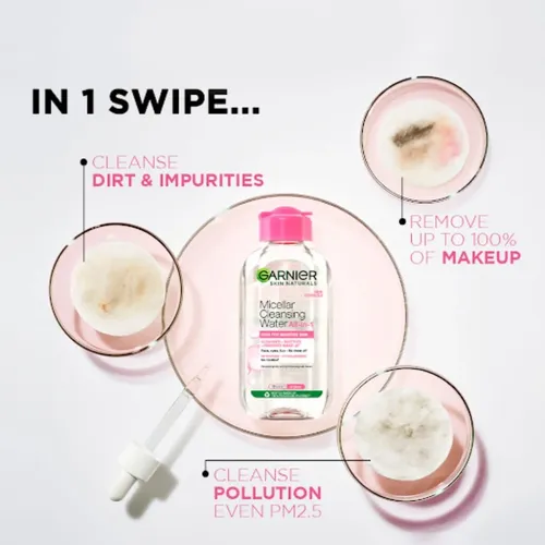 Agua Micelar Desmaquillante Garnier Skin Naturals 125 Ml