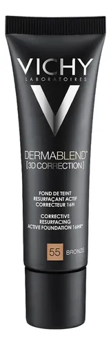 Vichy Dermablend 3d Correction Fluido Facial Tono 55 Bronze
