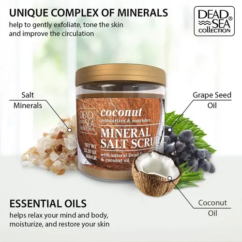 Exfoliante Corporal Dead Sea Collection Coco 660ml