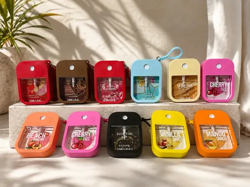Perfumes De Cartera 35ml Para Dama Fragancias Dulces Con Llavero Premiun Cherry Fizz