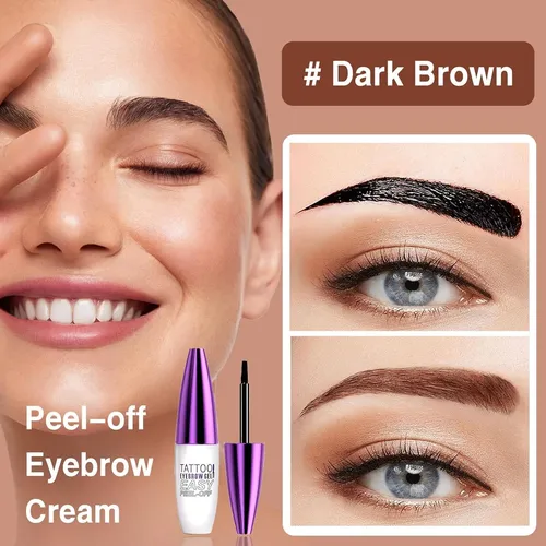 Y~ 2 Geles Para Cejas De Color Marrón Oscuro, Fáciles De ~/s