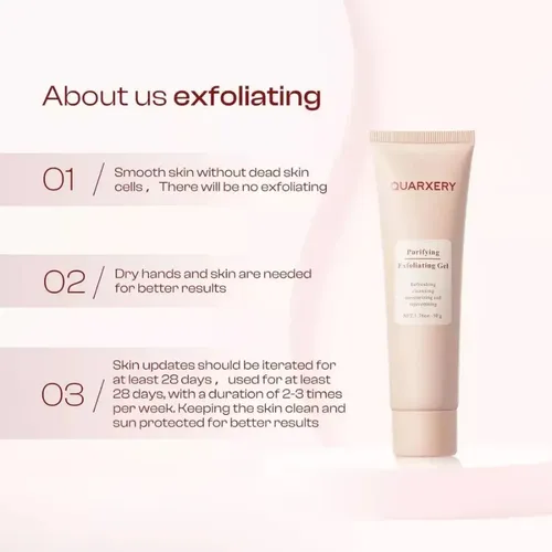 Un Exfoliante Quarxery Q-gel Scrub – Limpieza Facial.