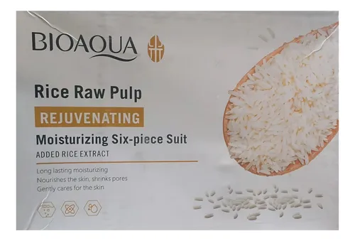 Kit Combo Skincare Bioaqua Extractos De Arroz X 6 Productos