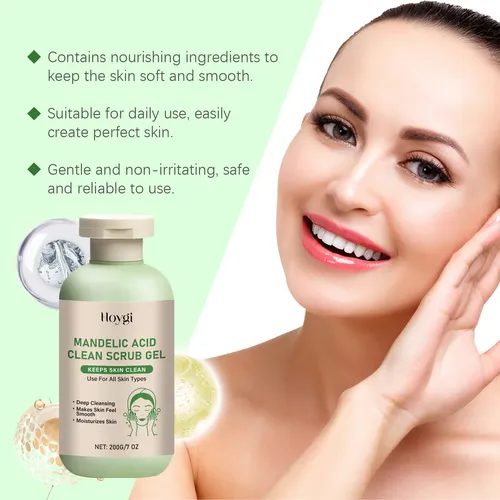 Gel Exfoliante Suave Limpiador Piel Facial