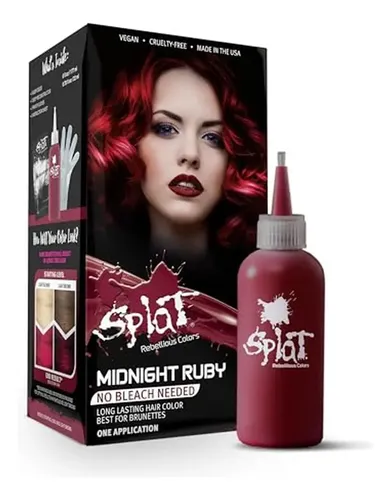 Tinte Semipermanente Para Cabello Splat, Vegano Y Libre De C