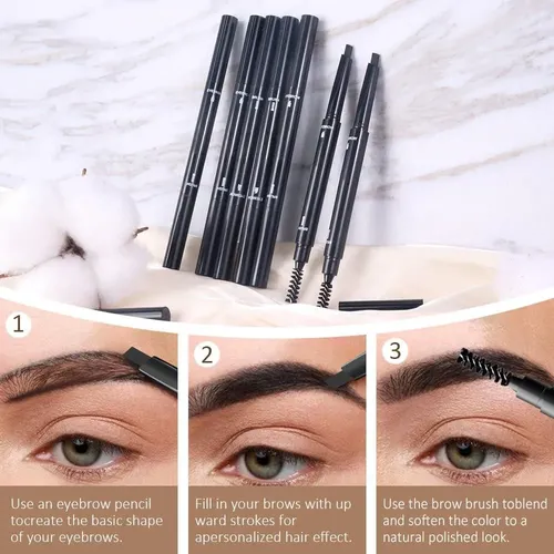 Set 7 Lápices Cejas Amy’s Diary Retráctiles Negro