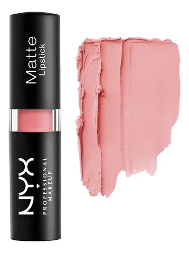 Labial Nyx Matte Lipstick ( Ver Tonos) Color Mls04 Pale Pink