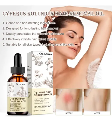 Aceite Postdepilatorio Cyperus 60 Ml | Depilación Natural