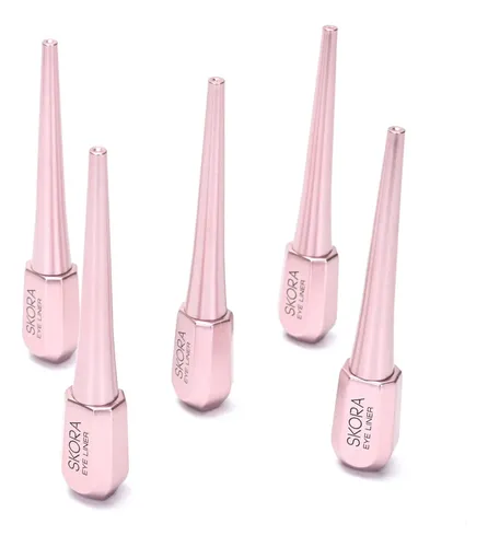 Delineador De Ojos Pluma Liquido Negro Maquillaje Skora