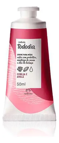 Crema Para Manos Cereza Y Avellana Tododia Natura 50mL